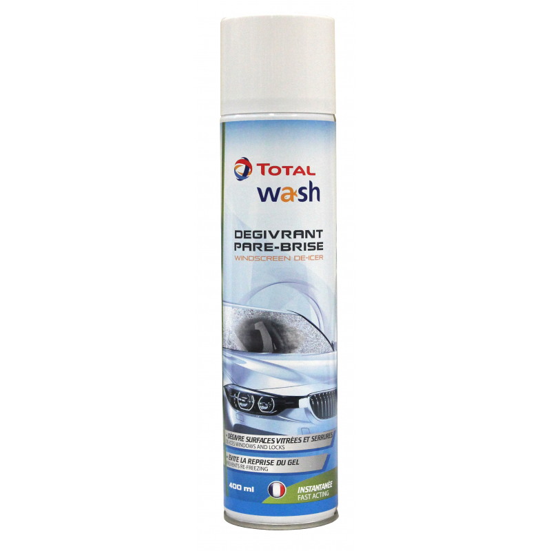 Spray dégivrant pare-brise 500ml WASH - Eboutique TotalEnergies