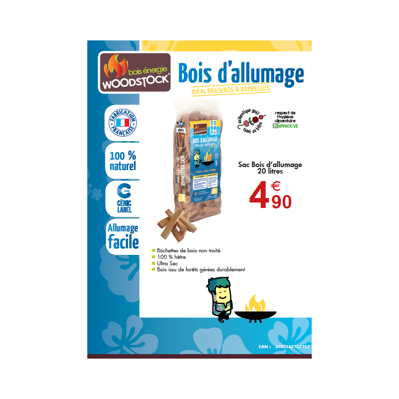 200 buchettes rectangulaires en bois naturel pour loisirs